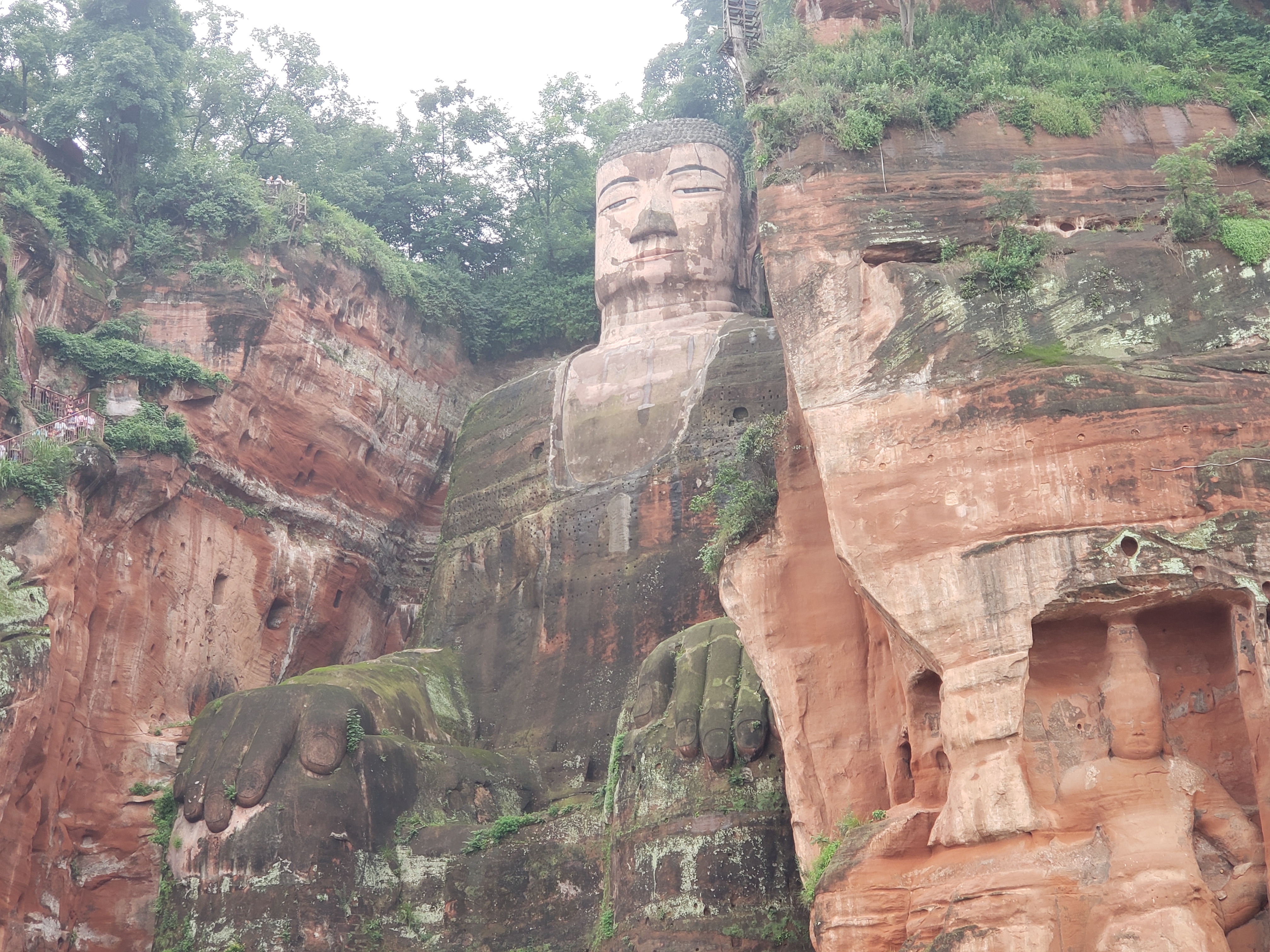 Leshan Buddha is now a tourist destination 